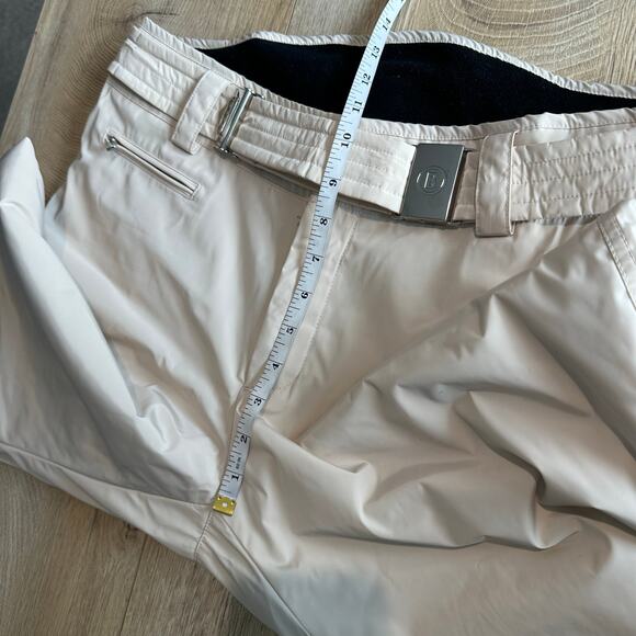 Bogner Belted Ski Pants Cream 12 - Picture 13 of 16